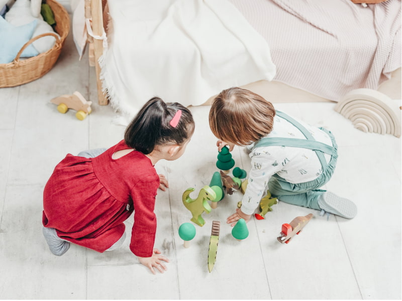 helpful toddler